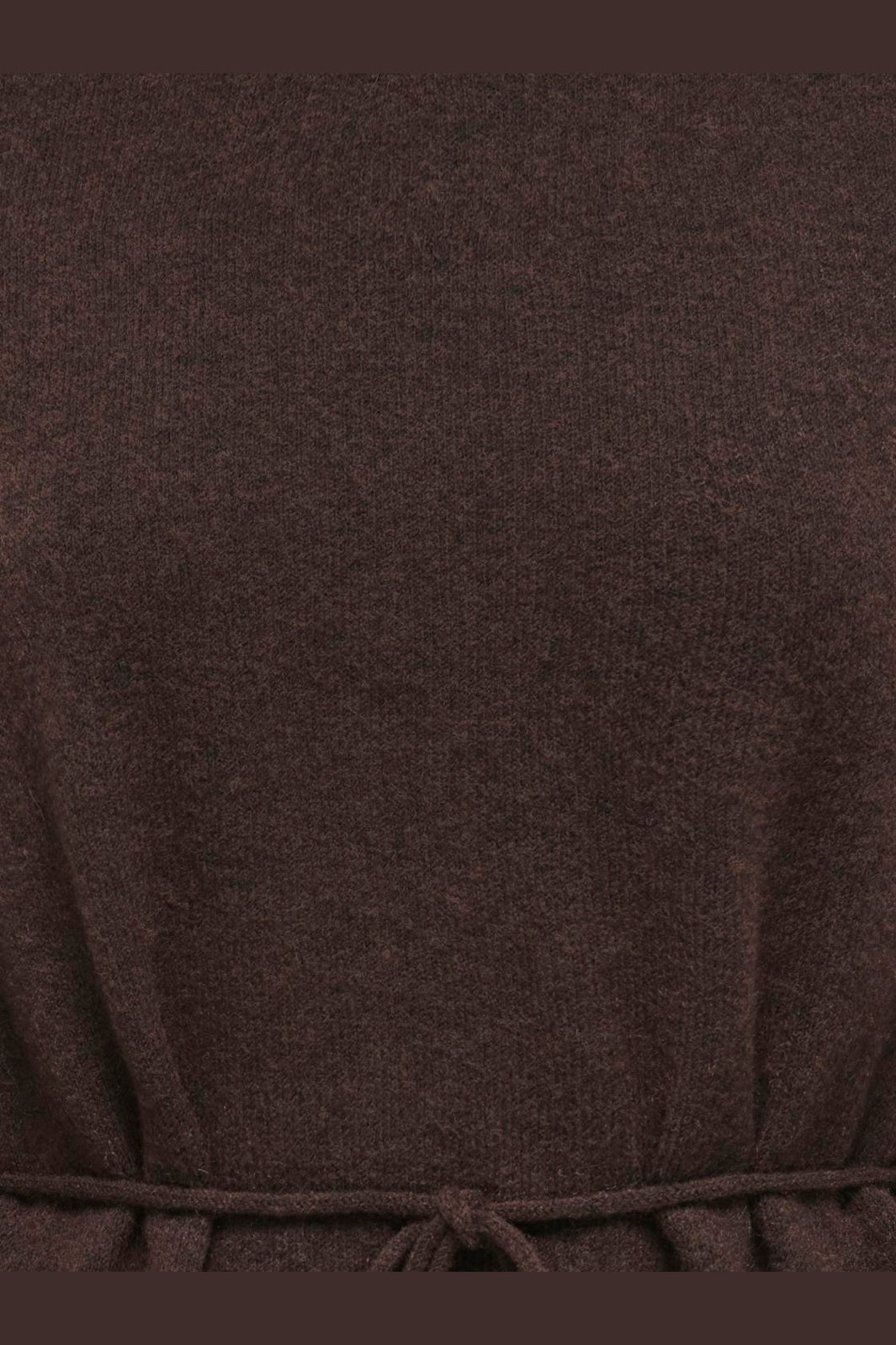 JDY - Jdyelsa Life L/S On Tie Waist Pullov Knt - 5104895 Coffee Bean Melange