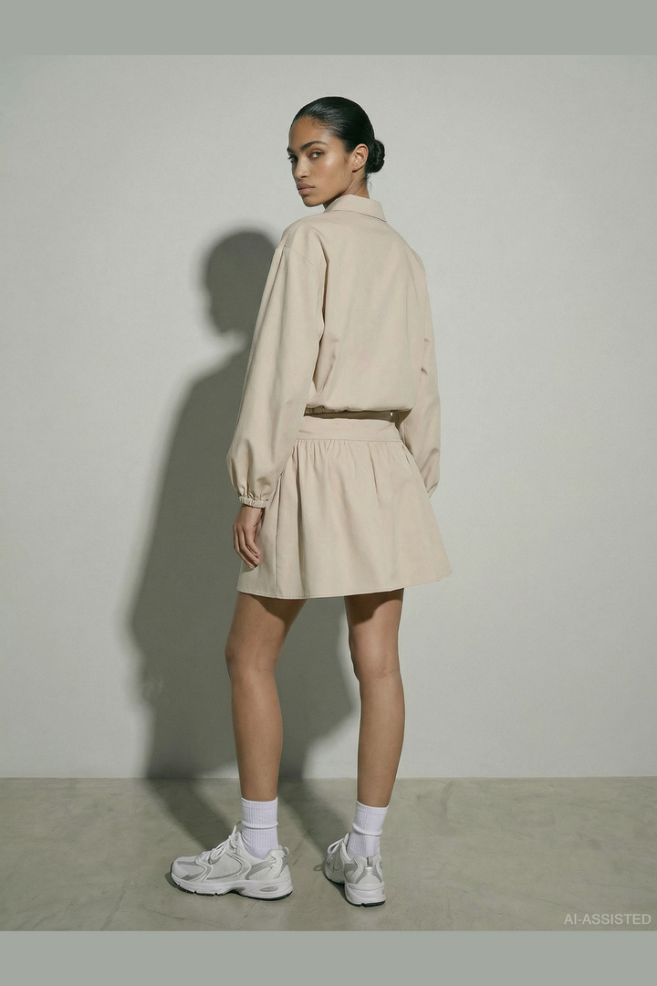 Hypedrop - Hdkaren Ls Volume Tie Shirt 32000841 - 5189344 - White Swan