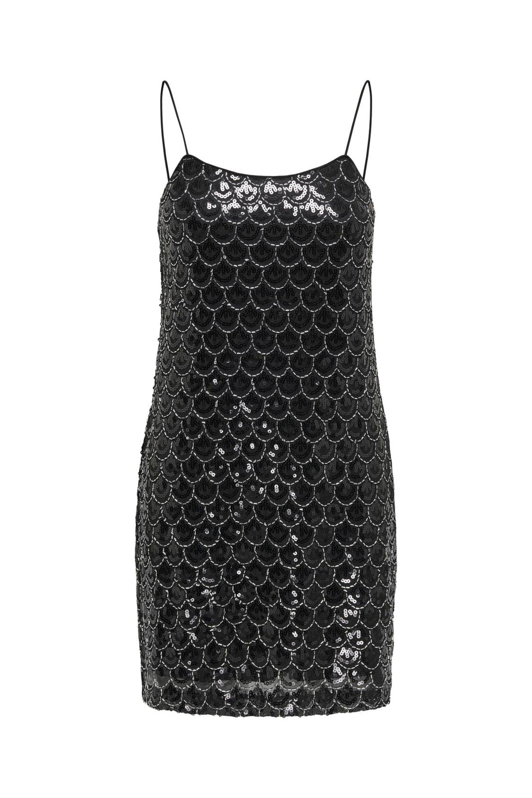 Only - Onlbrielle Strap Sequins Dress - 4866308 Black