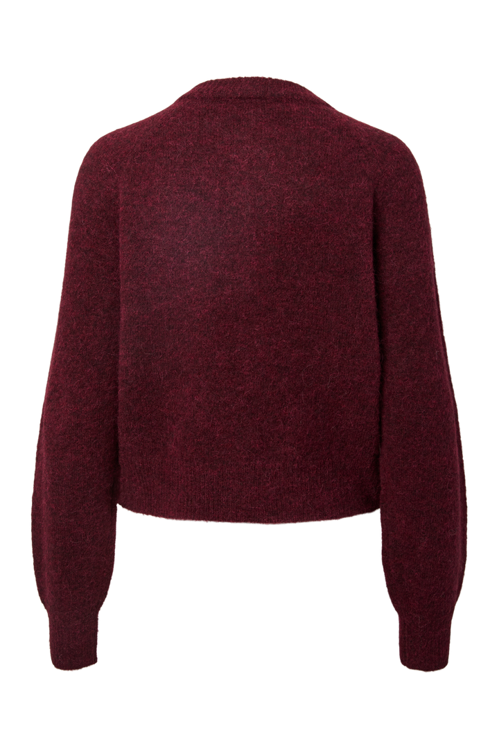 YAS - Yasjohi Ls Wool Blend Cardigan - 4972529 Port Royale