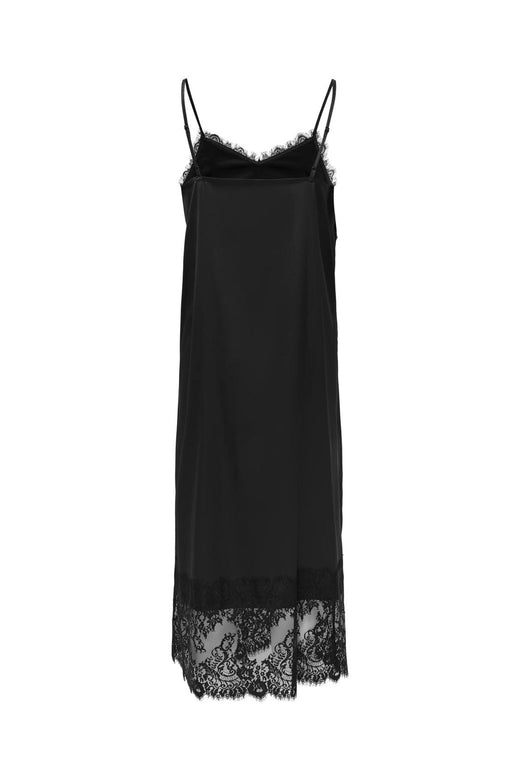 JDY - Jdyalana S/L Lace Midi Dress - 5138688 Black Black Lace