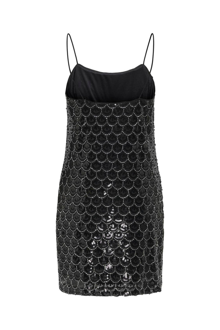 Only - Onlbrielle Strap Sequins Dress - 4866308 Black