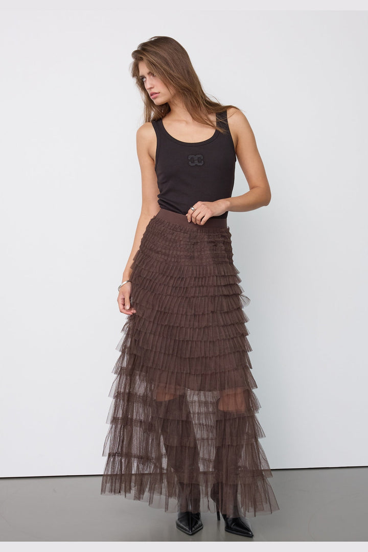 Co´Couture - 34238 Jadecc Skirt 500622 - 20016 - Bison