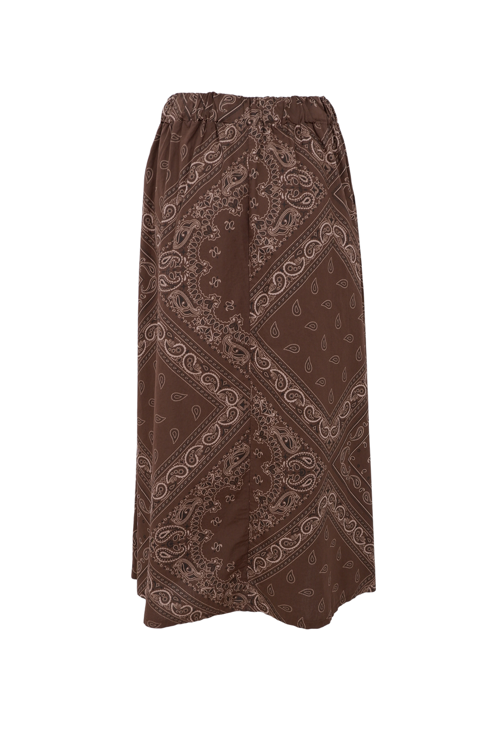 Black Colour - Bcabbie Skirt 40728 - Coffee Paisley