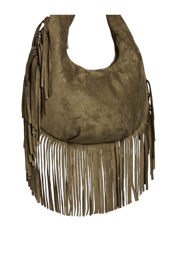 Pieces - Pcfina Fringe Shoulder Bag Pp - 5053347 Woodbine