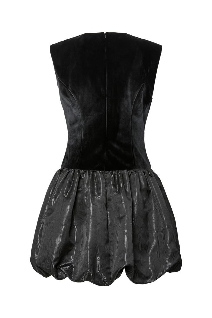 YAS - Yassarah Sl Bubble Hem Dress Gf - 4933406 Black