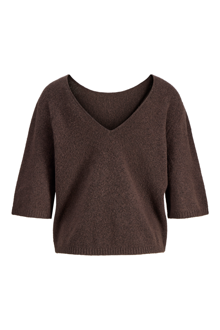 Jjxx - Jxclara Diverse Ss Knit - 4959832 Seal Brown