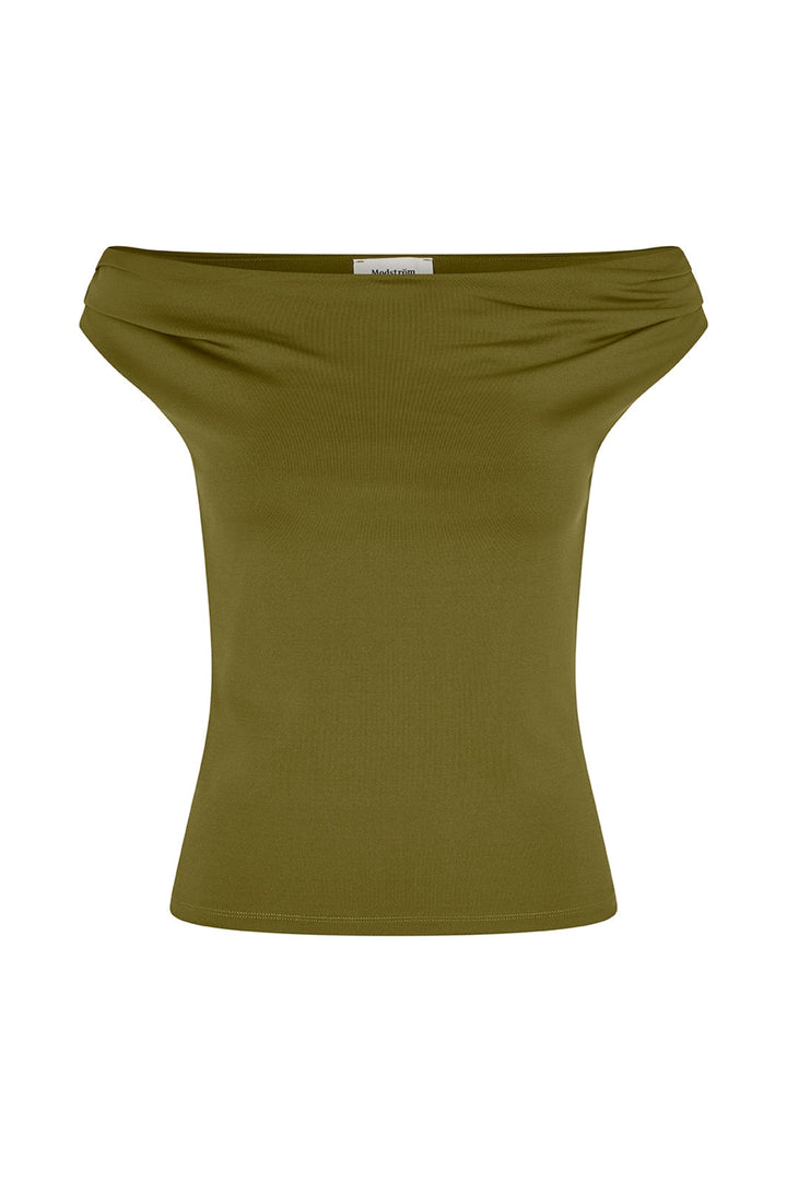 Modström - Himamd Off-Shoulder Top 57928 - 02275 - Fir Green