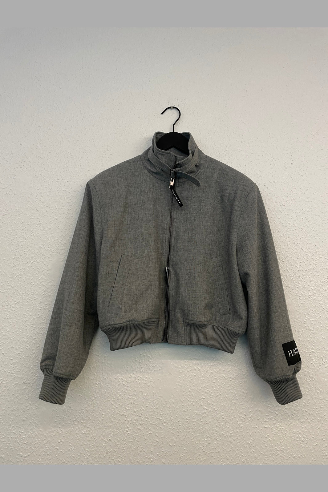 Haute L'Amitié - Essie Bomber Jacket HL11162 - Grey