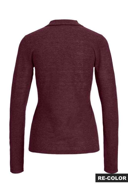 Jjxx - Jxalberte Polo Neck Knit - 5120814 Winetasting