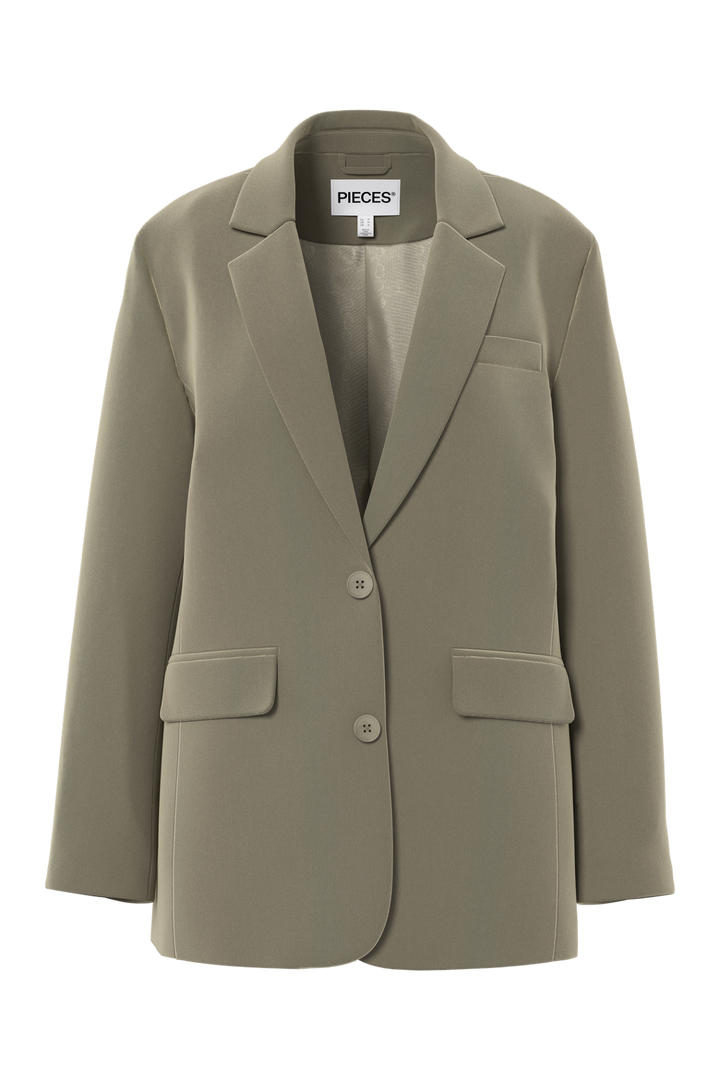 Pieces - Pckamil Ls Loose Blazer - 4899451 Overland Trek