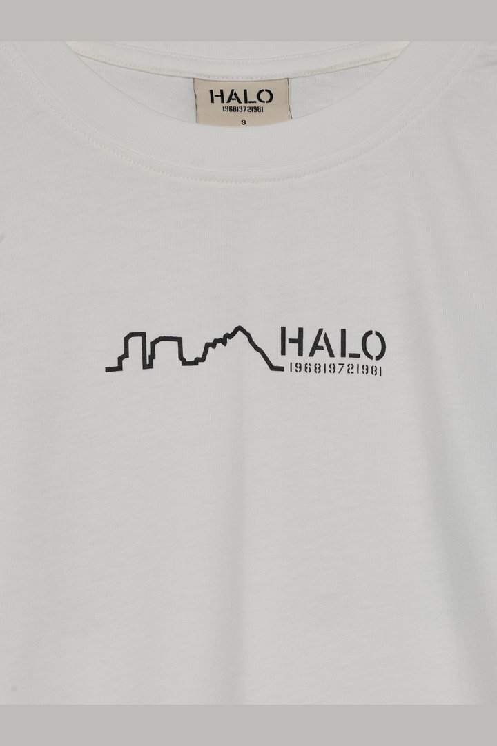 Halo - Graphic T-Shirt 230416 - 9538 - Marshmallow/Black/Black