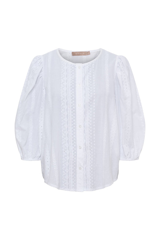 Marta Du Chateau - Mdcvalessia Blouse 58136M - White