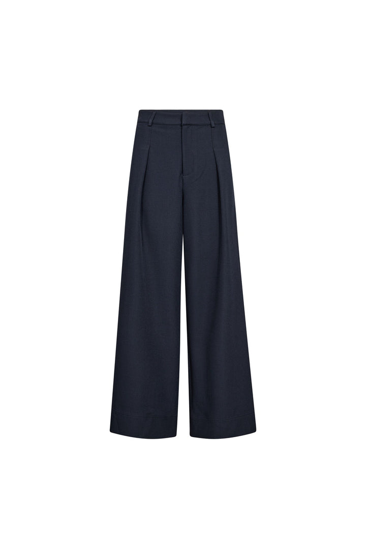Co´Couture - Lunacc Pleat Pant 500391 - 40007 - Navy