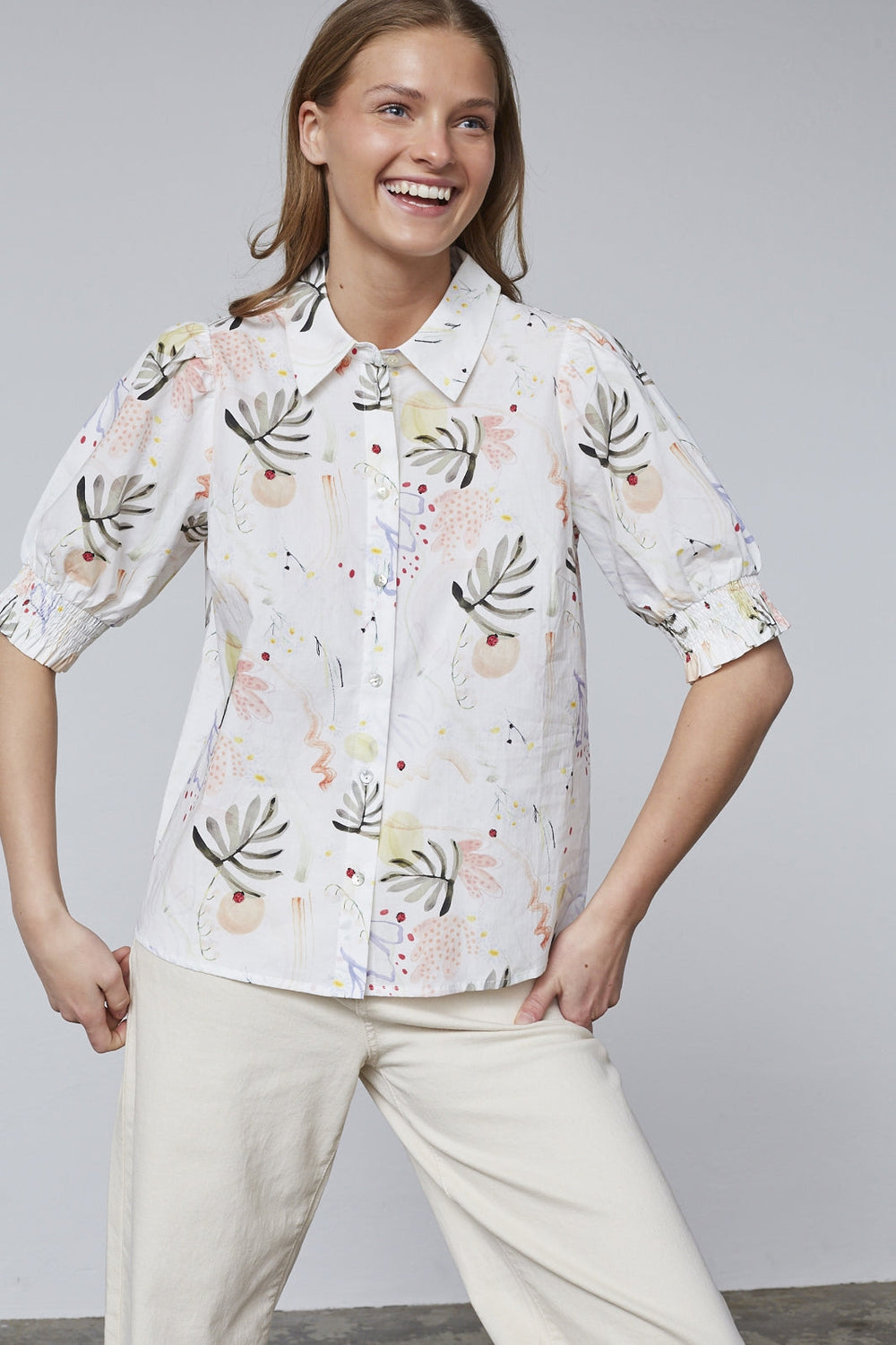 Sisters Point - Isola-Ss7 18930 - 814 - Cream/Flower