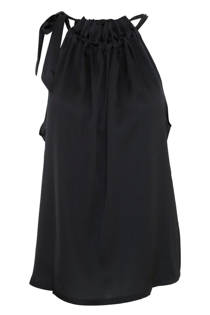 EMM Copenhagen - Elisabeth Top - Black Satin
