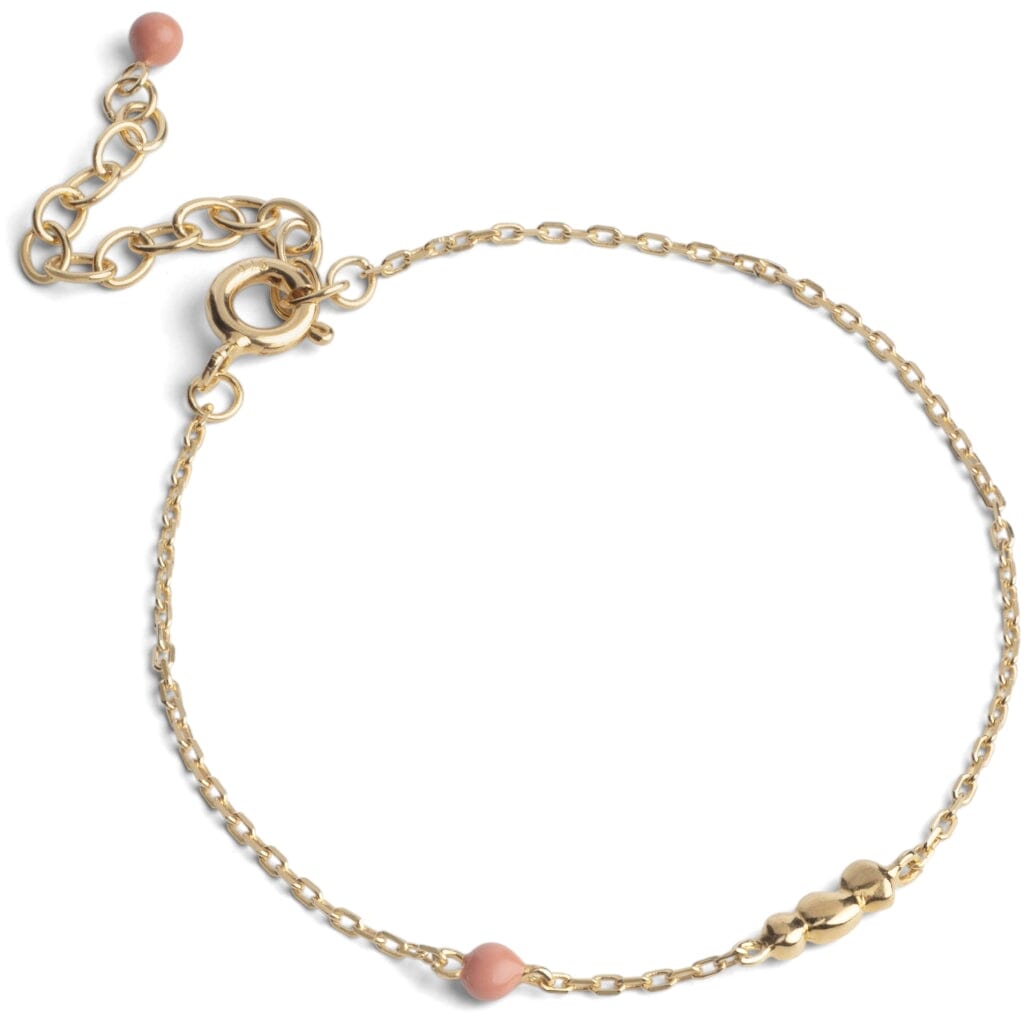 Enamel Copenhagen - Bracelet, Nara B157G - Light Coral Armbånd 