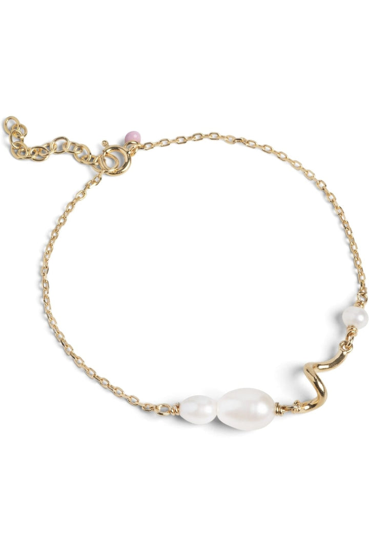 Enamel Copenhagen - Bracelet, Pearlie Twist - Pearl