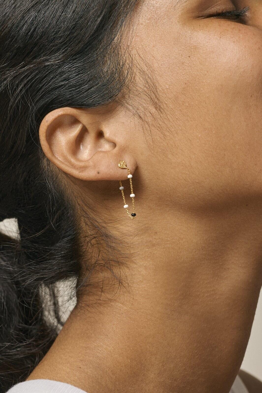 Enamel Copenhagen - Earring, Lola - Salt'N'Pepper