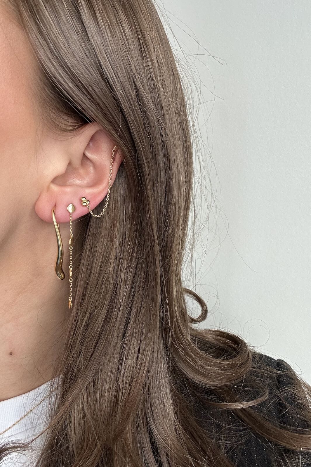 Enamel Copenhagen - Earrings, Talia E471G - 925S/Gp Øreringe 