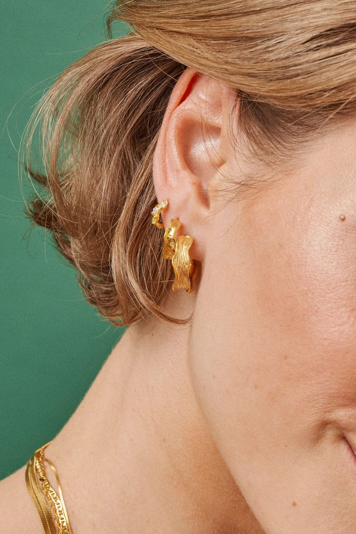 Enamel Copenhagen - Hoops, Laia - ClearLight PinkLight Apple Green Cz
