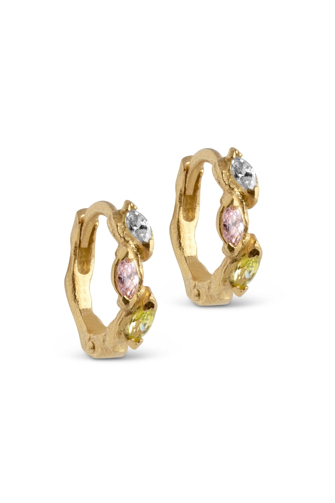 Enamel Copenhagen - Hoops, Laia - ClearLight PinkLight Apple Green Cz