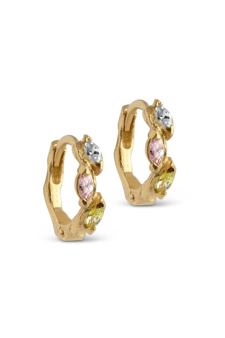 Enamel Copenhagen - Hoops, Laia - ClearLight PinkLight Apple Green Cz