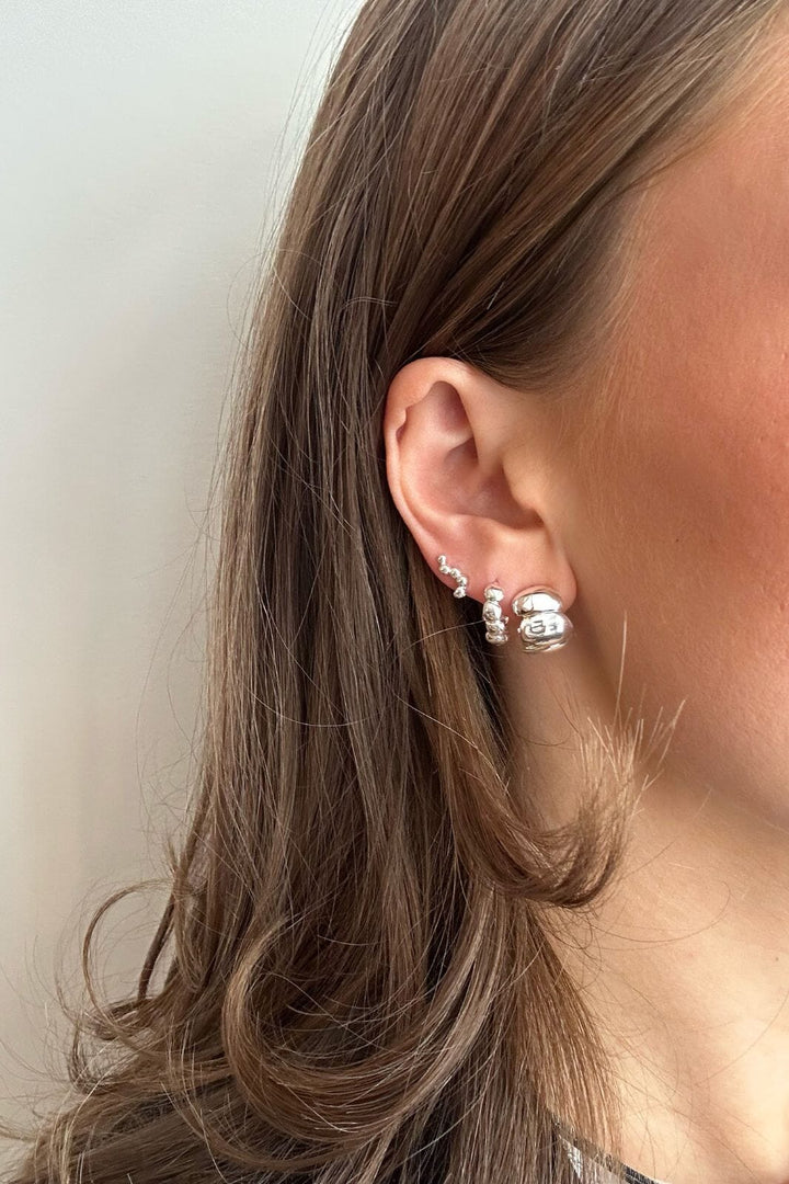 Enamel Copenhagen - Hoops, Melia Chunky E473S - 925S Øreringe 