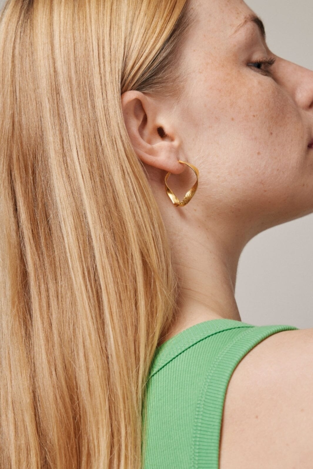 Enamel Copenhagen - Hoops, Scarlet Small - 925S/Gp/M
