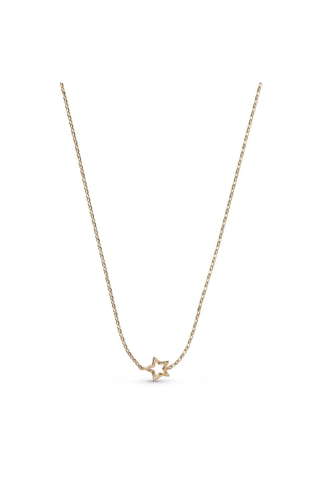 Enamel Copenhagen - Necklace, Organic Star N159GB - Gold Plated