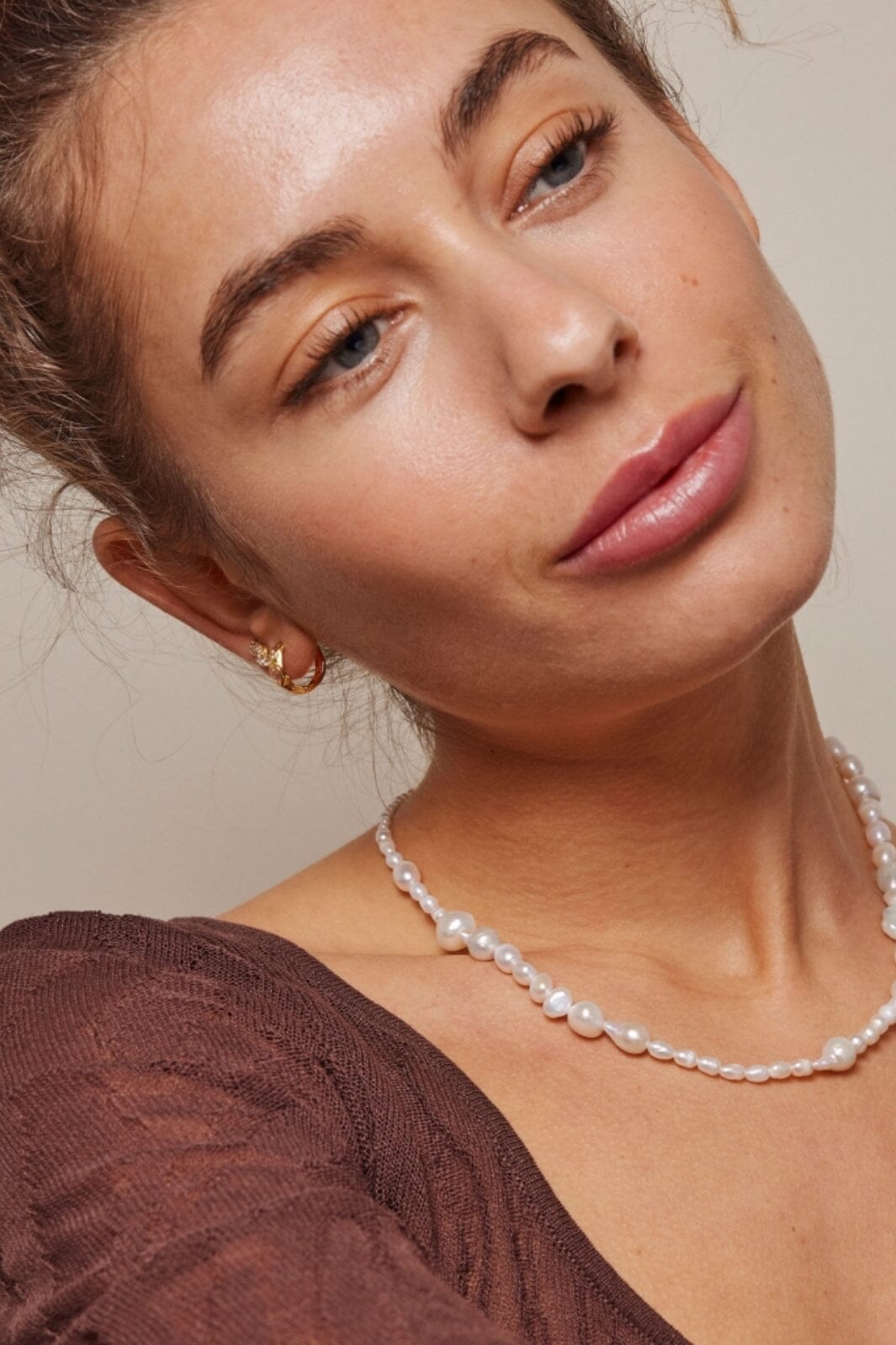Enamel Copenhagen - Necklace, Thyra - Baroque Pearls