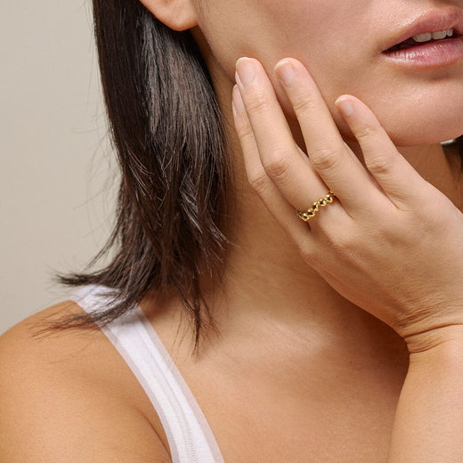 Enamel Copenhagen - Ring, Nara R102G - 925S/Gp Ringe 