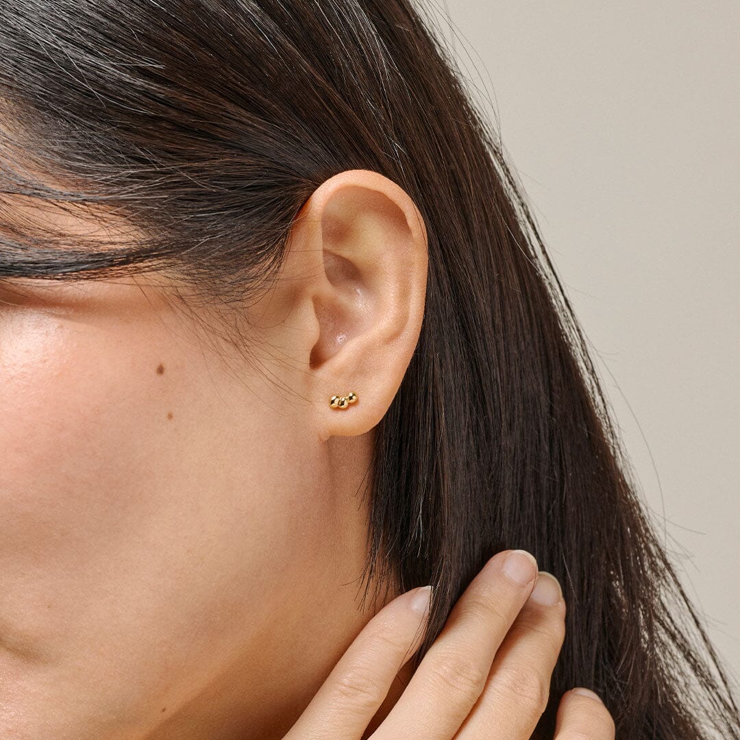 Enamel Copenhagen - Studs, Nara E475G - 925S/Gp Øreringe 