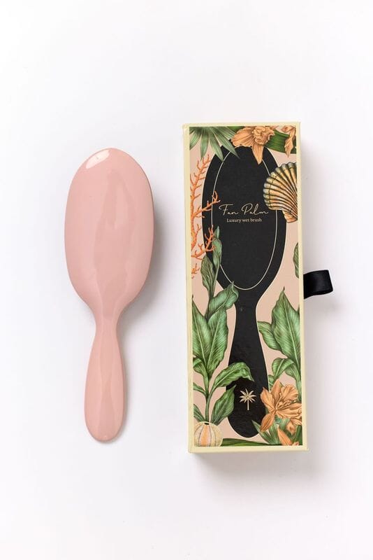Fan Palm - Beach Rose - Pink w/glitter