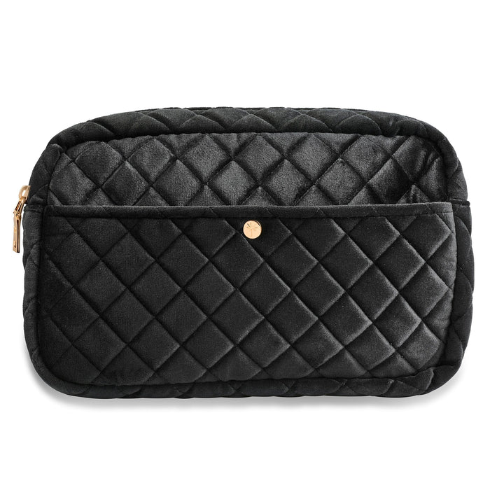 Fan Palm - Beauty Bag Velvet - Black