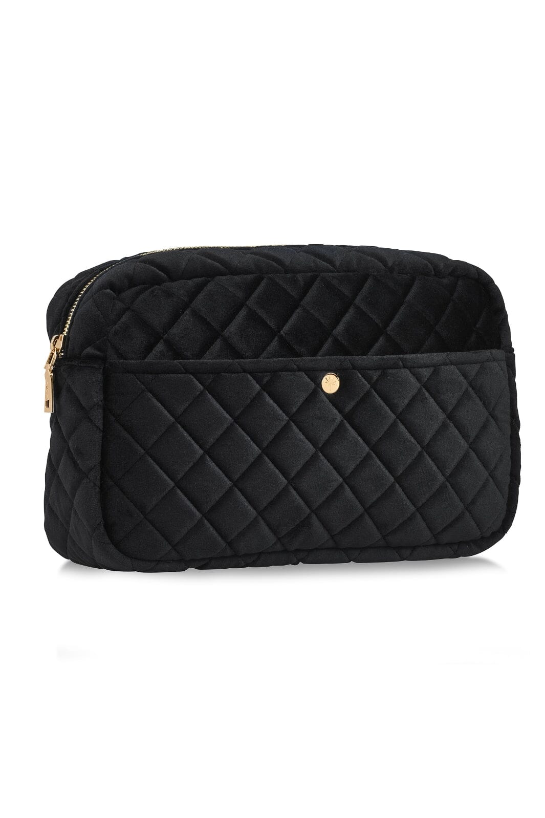 Fan Palm - Beauty Bag Velvet - Black