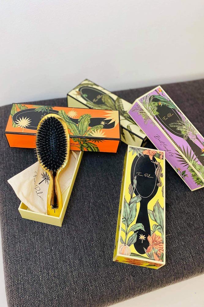 Fan Palm - Hair Brush Medium - Hollywood