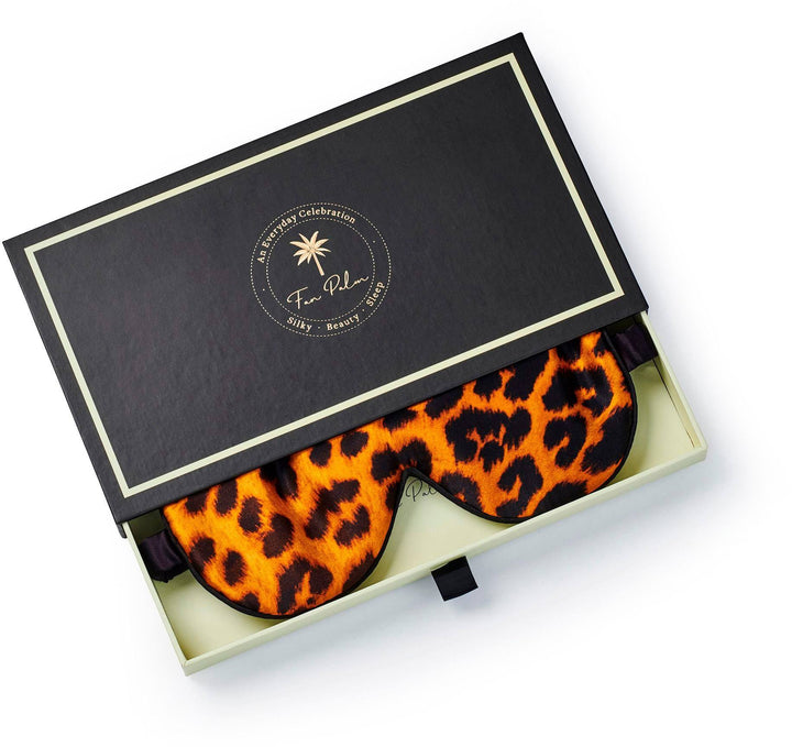 Fan Palm - Sleeping Eye Mask - Leopard
