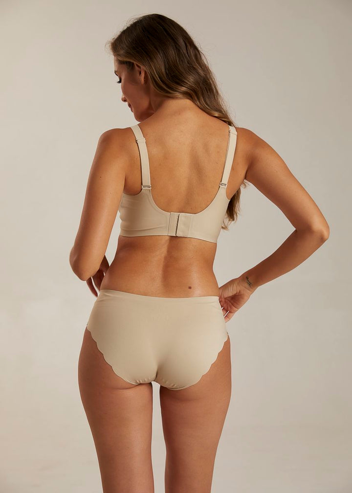 Femifemme - Flexicomfort V2. BøJlefri Bh - Sand BH 