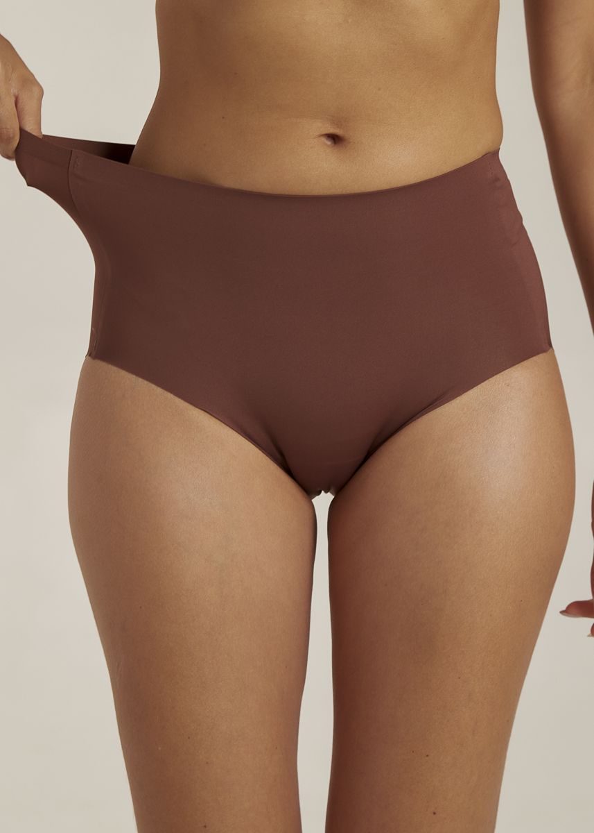 Femifemme - Invisible Highwaist Maxi Trusser - Velvet Chocolate Trusser 