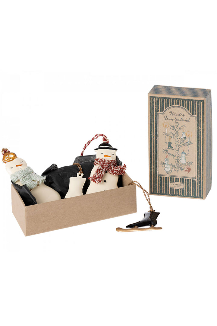 Maileg - Metal Ornament Set - Winter Wonderland