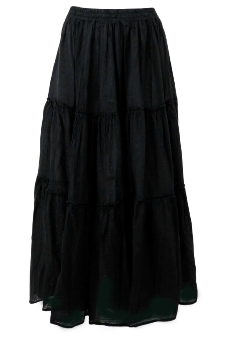 Black Colour - Bcadelaine Boho Skirt - Black