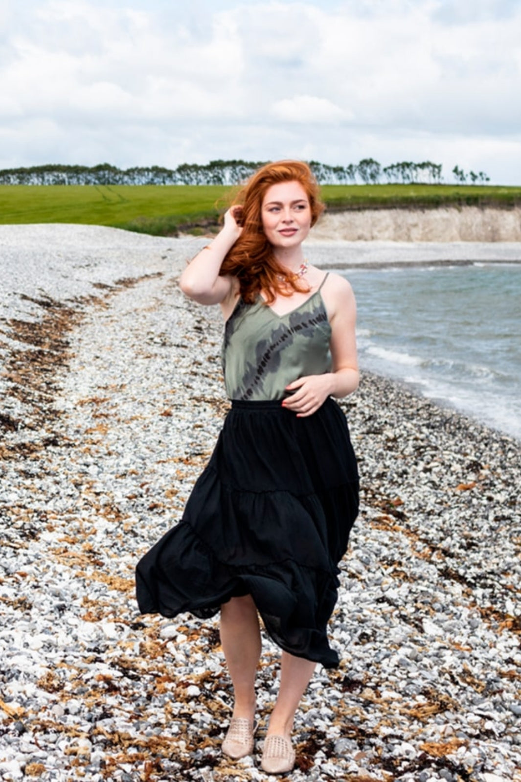 Black Colour - Bcadelaine Boho Skirt - Black