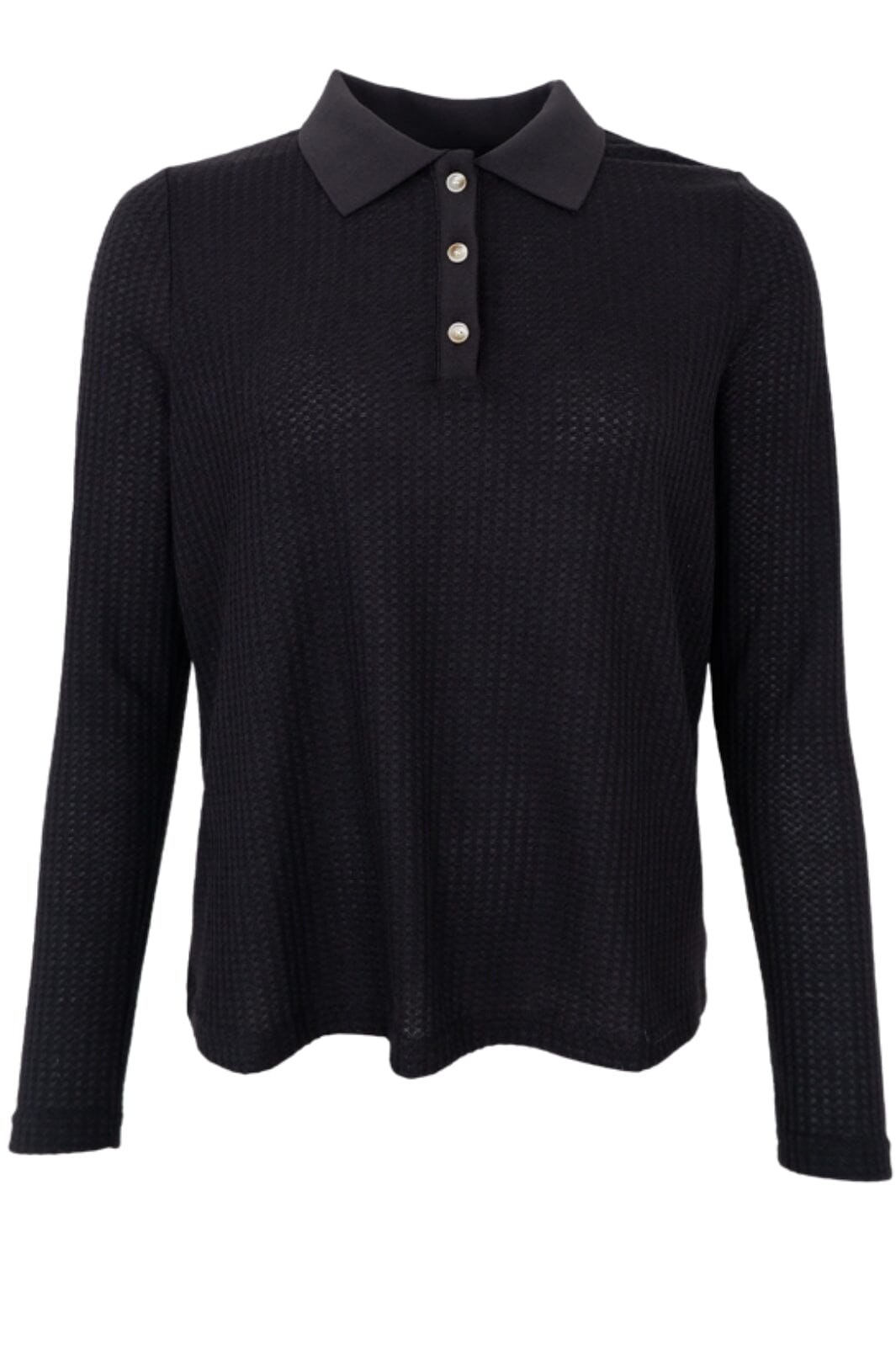 Black Colour - Bccia Ls Tee 40759 - Black