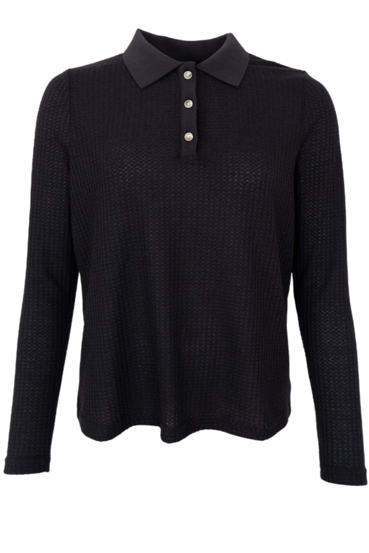 Black Colour - Bccia Ls Tee 40759 - Black
