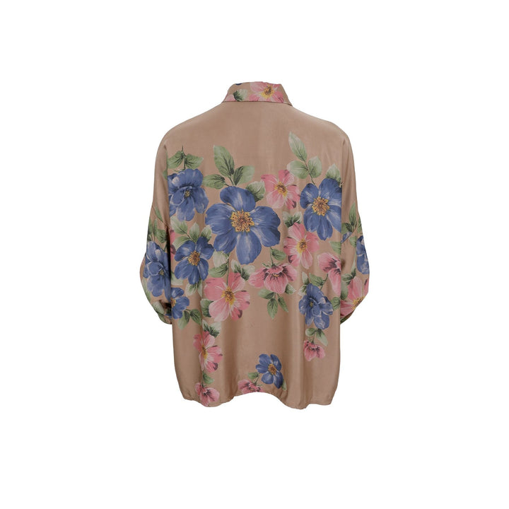 Voorbestelling - Black Colour - Bcemme Flower Shirt 40951 - Frappe