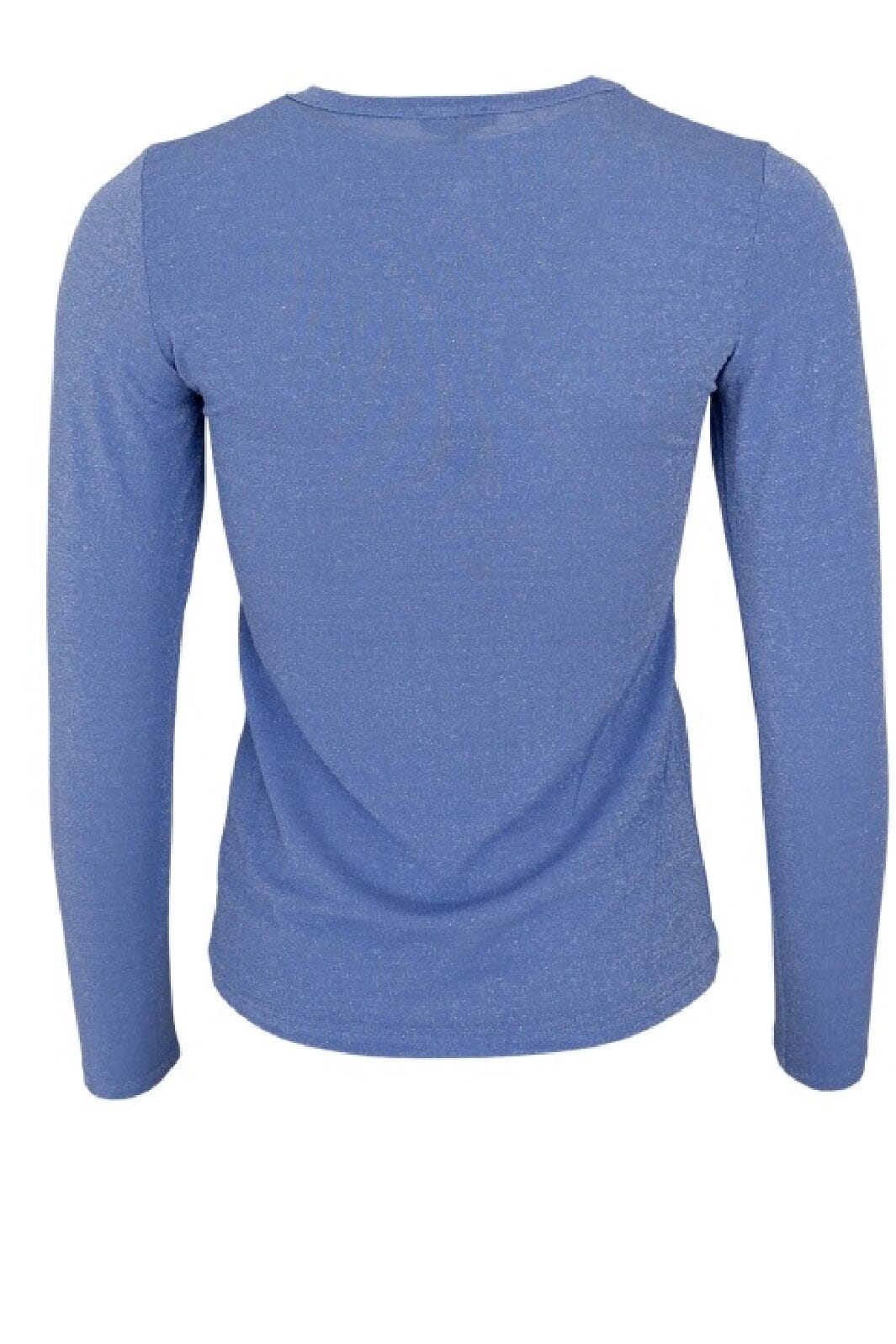 Black Colour - Bcfaye Lurex Blouse - Lt. Blue