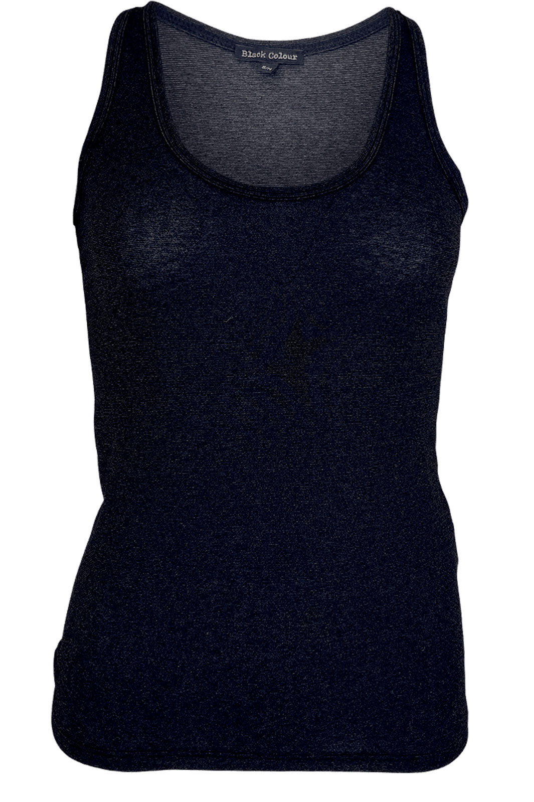 Black Colour - BCFaye Lurex Top - Black/Black