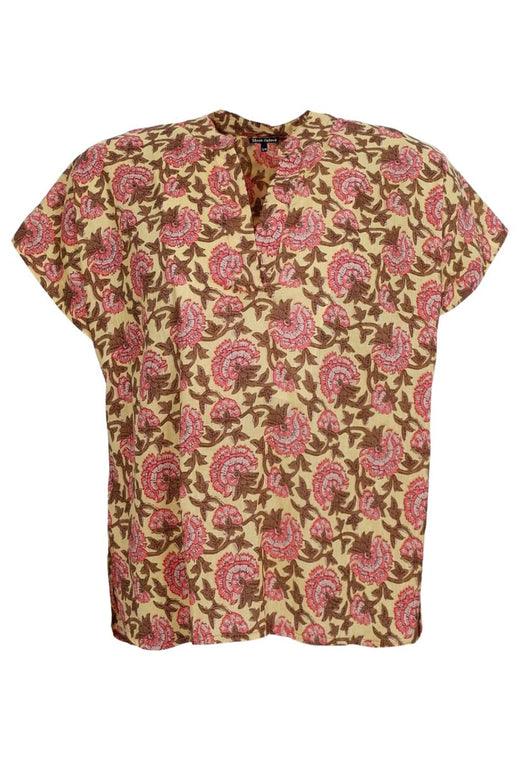 Black Colour - Bcflora S/S Blouse 39814 - Sun Flower