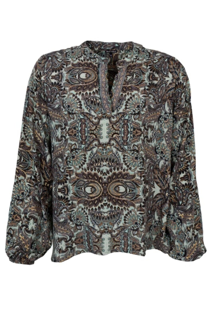 Black Colour - Bcluna Blouse - Ice Green